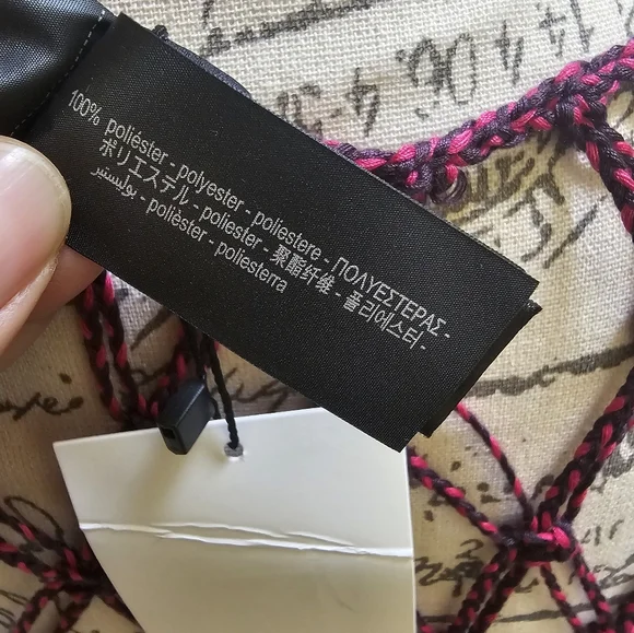 New Zara MACRAMÉ DRESS PINK - Picture 6 of 8